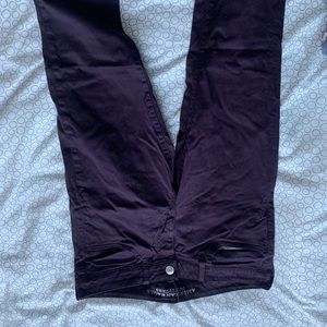 Dark purple American eagle jeans
